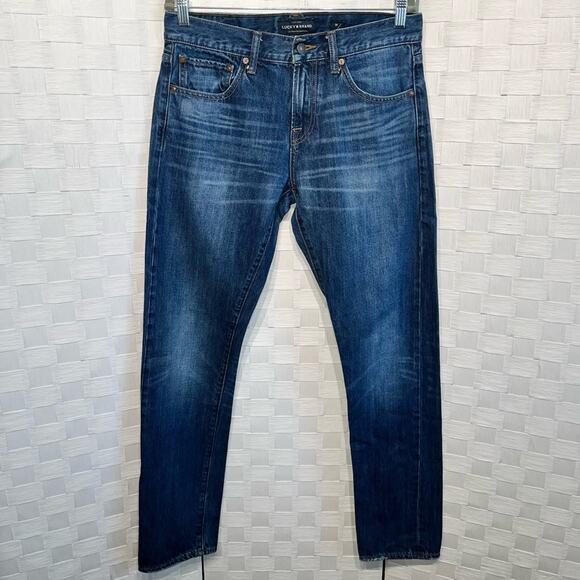 Lucky Brand Men’s 110 Skinny Dark Wash Cotton Blend Jeans Size 31/32 - Picture 2 of 15